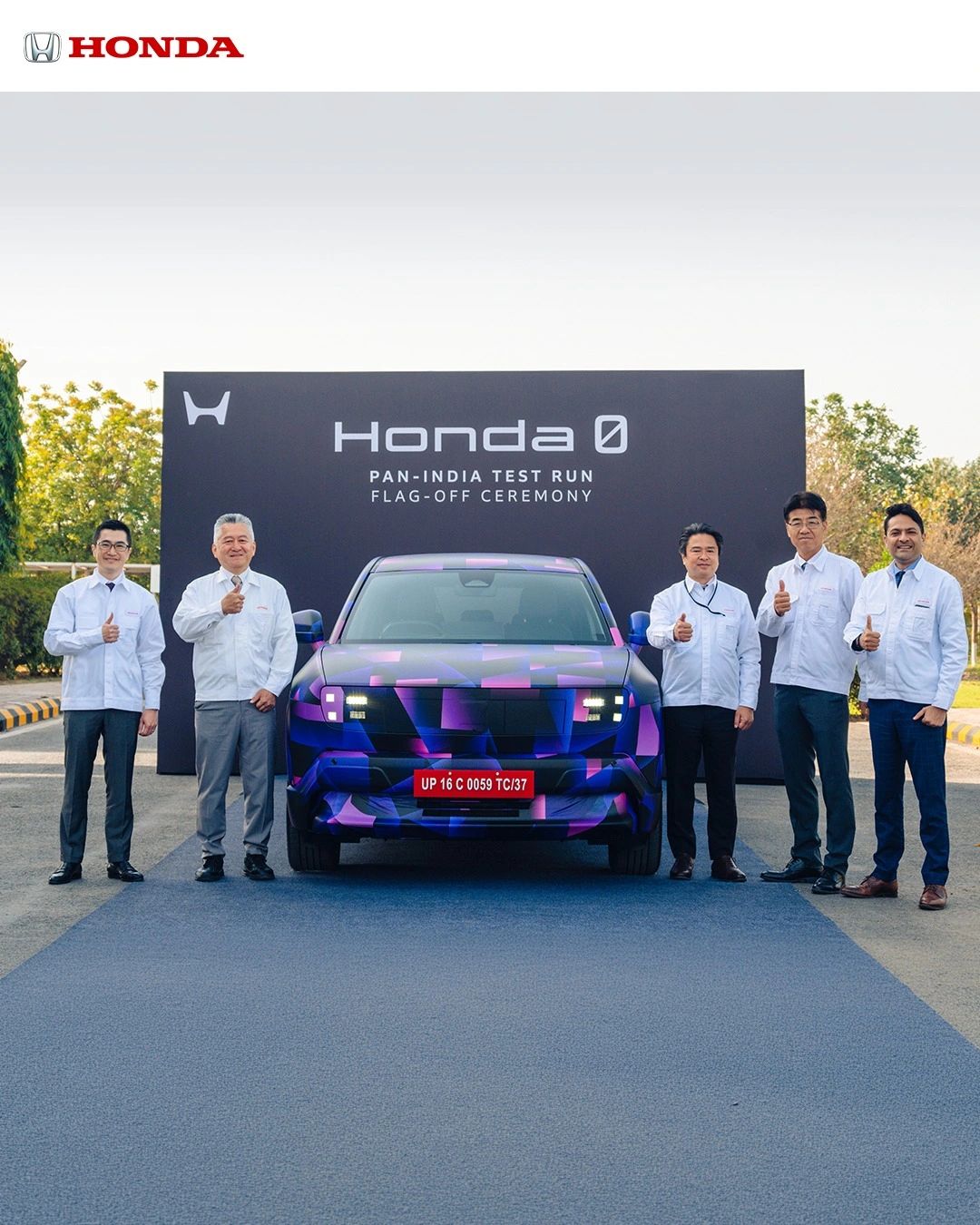 Honda is road testing its first electric SUV in India
