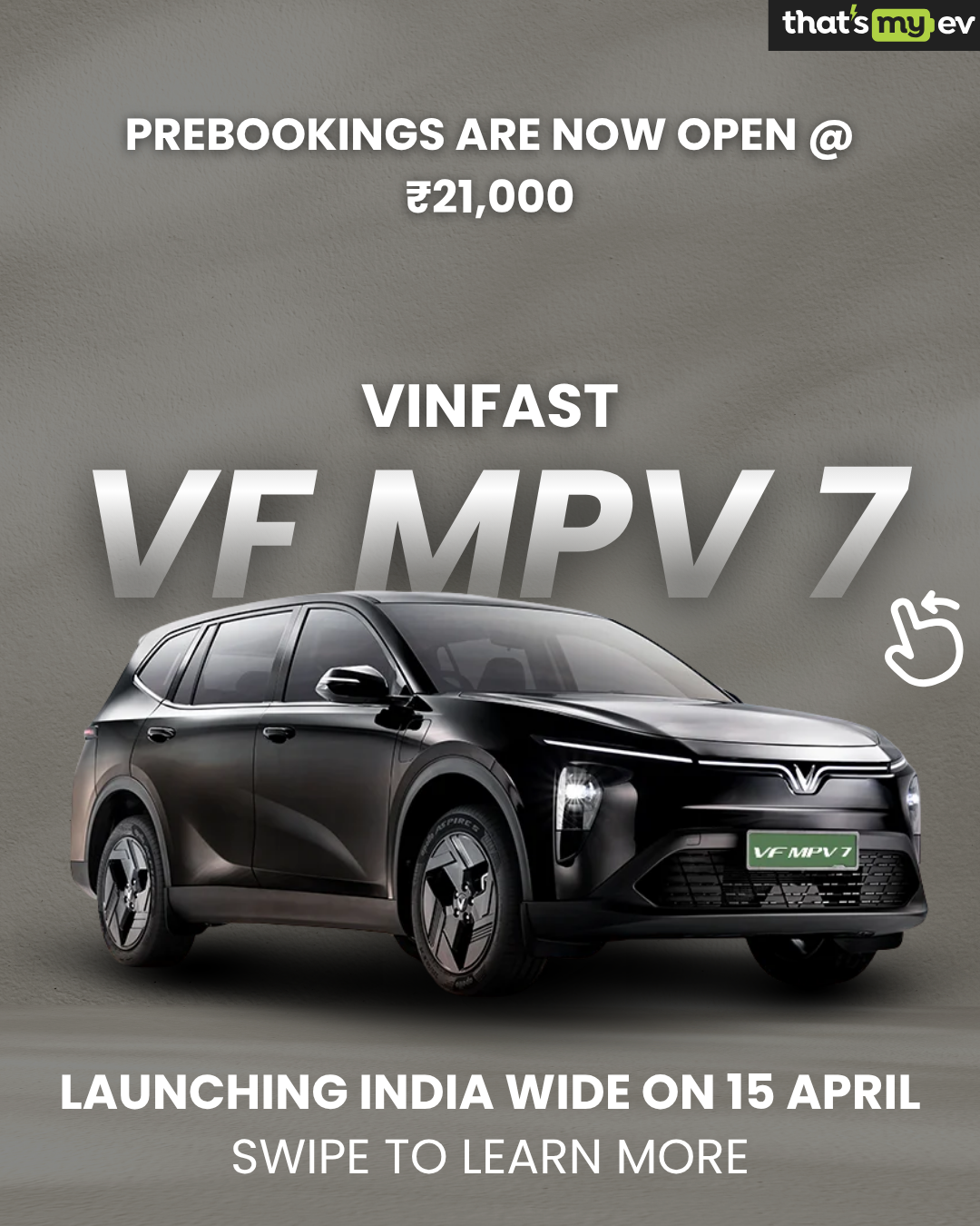 VinFast VF MPV 7 India Launch on 15 April: Everything You Need to Know