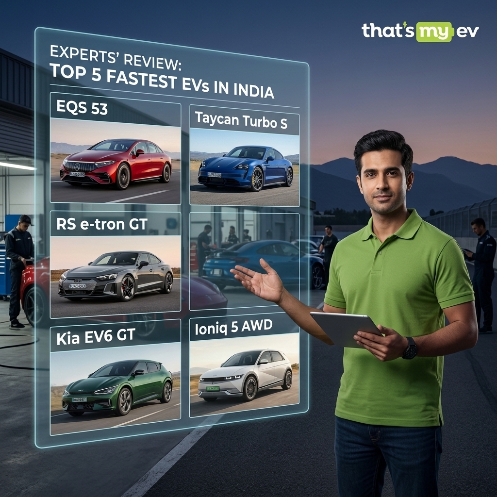 Fastest EVs in India 2026 Ranked