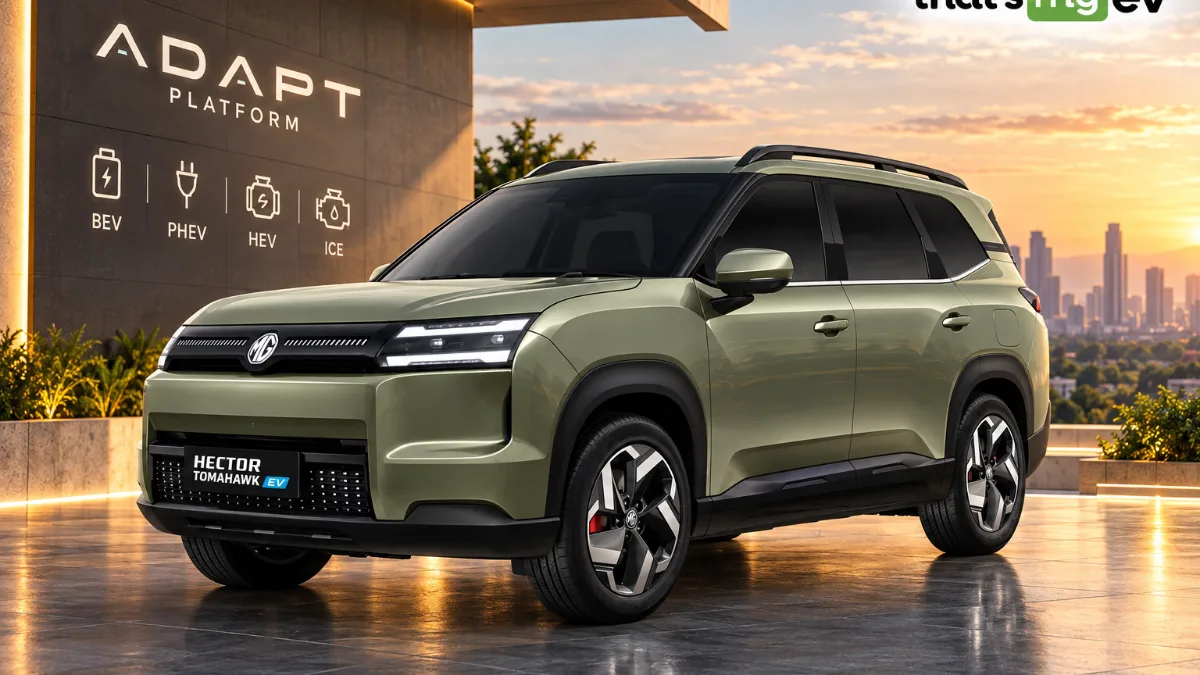 MG ADAPT Platform Explained: Four Powertrains Promised, Two on Sale, Both in the Hector Tomahawk