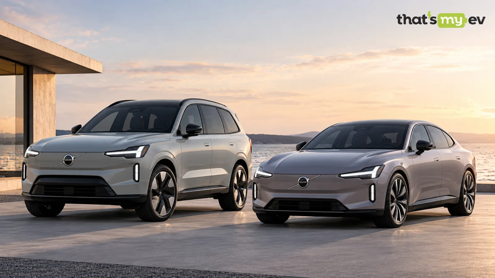Volvo EX90 electric SUV and ES90 electric saloon, launching in India on 12 October 2026