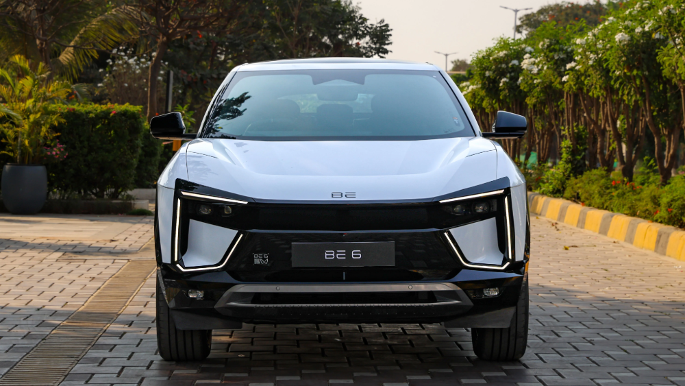 BE 6e in Everest White