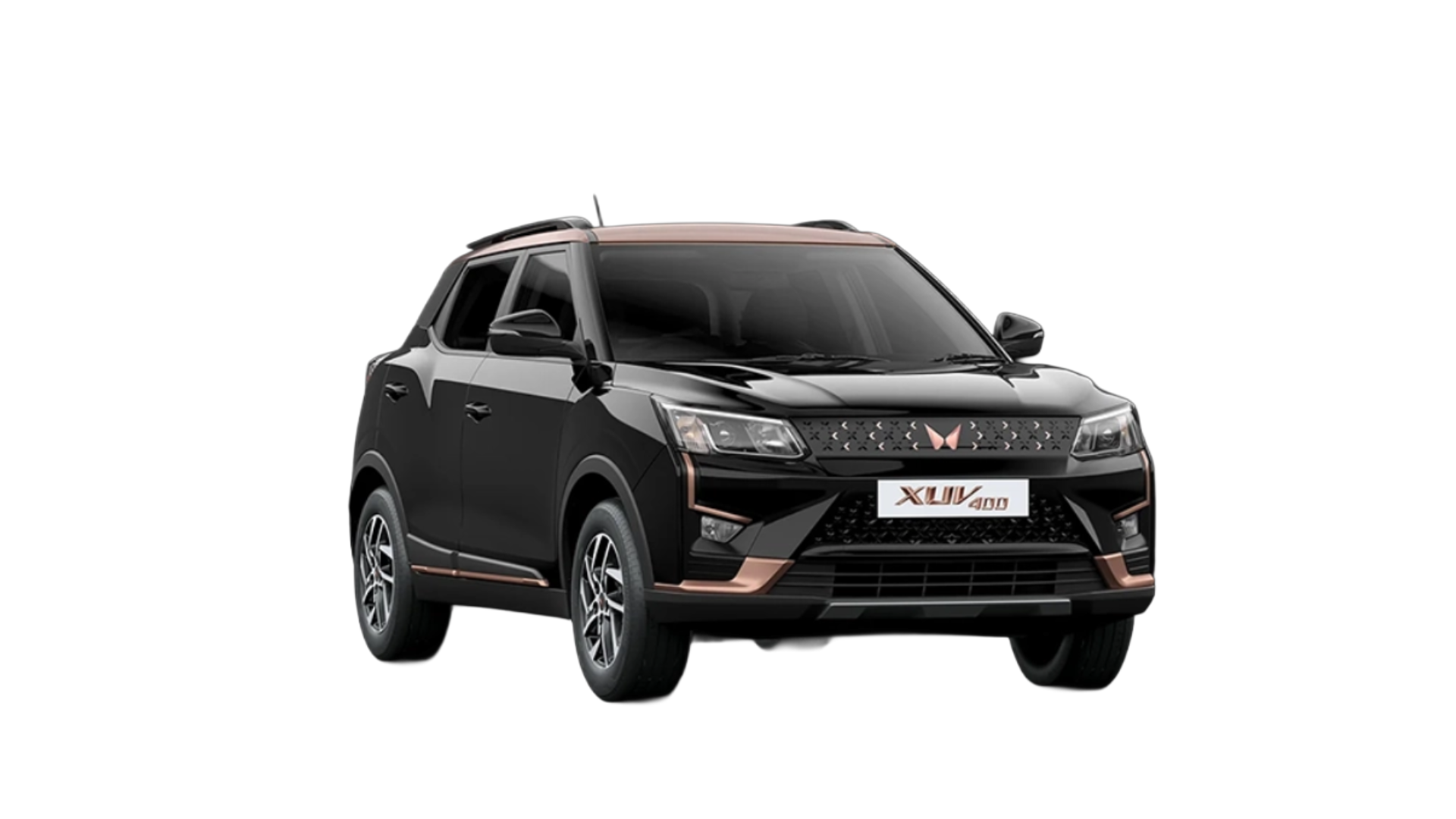 XUV400 in Stealth Black Dual Tone
