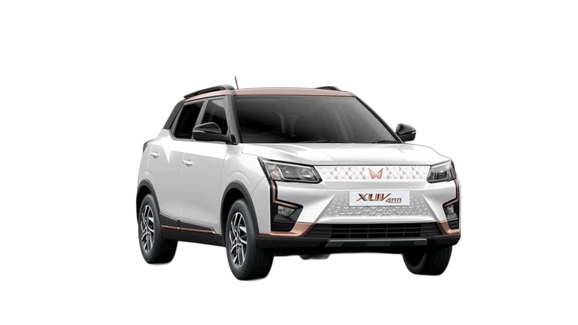 XUV400 in Everest White Dual Tone