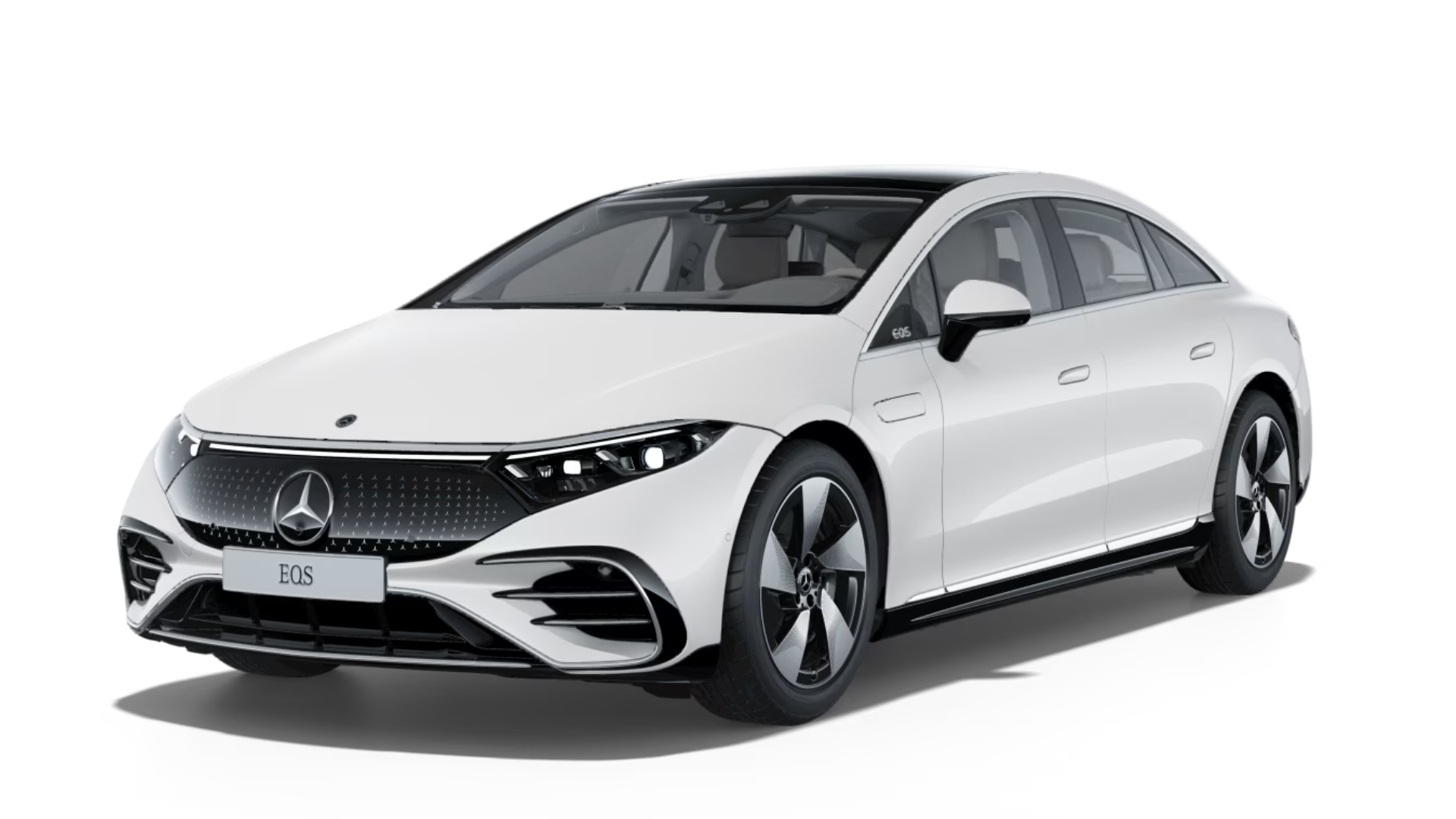 Mercedes-Benz EQS — front three-quarter view