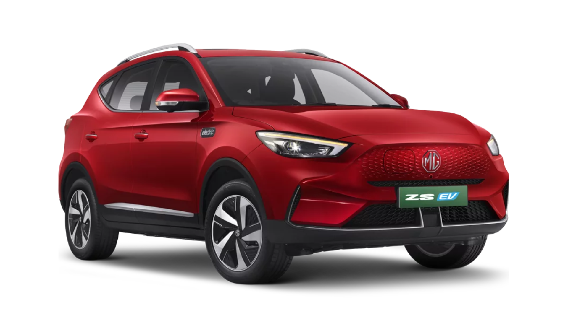 ZS EV in GLAZE RED