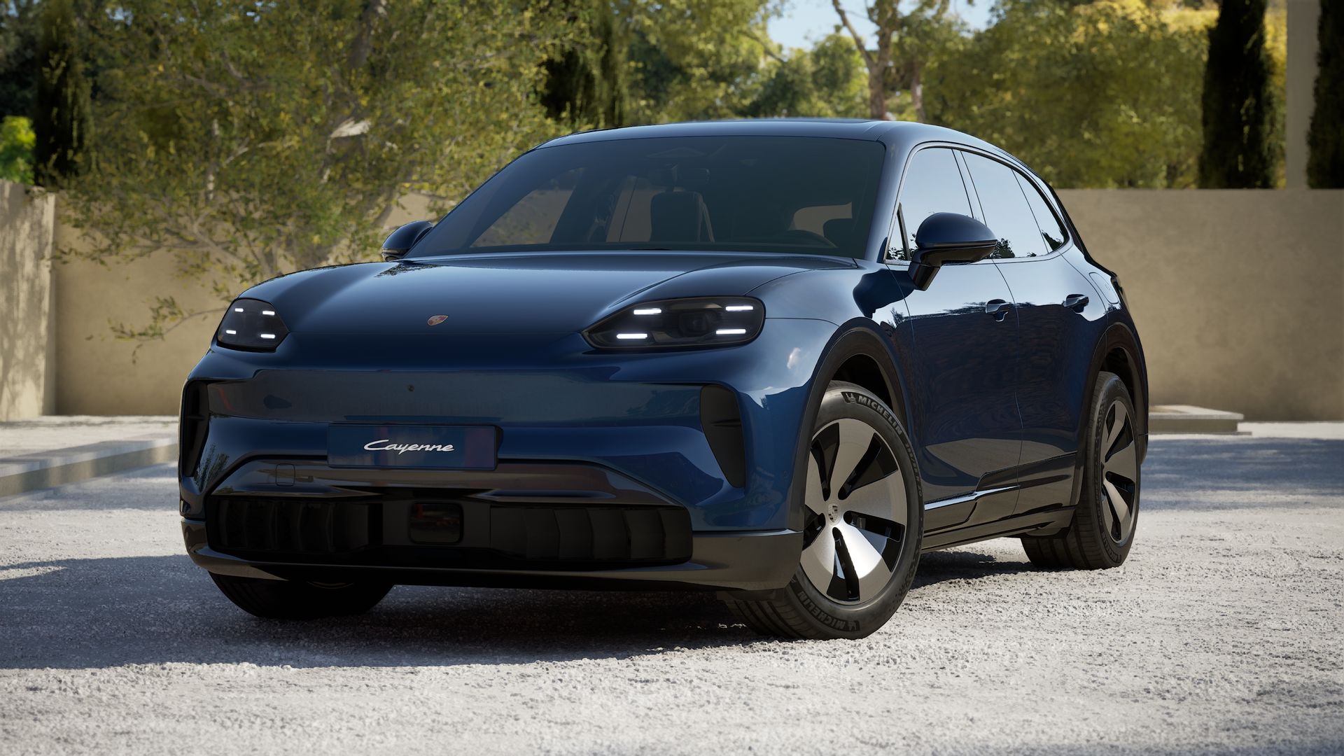 Cayenne Electric in Ascari Blue Metallic