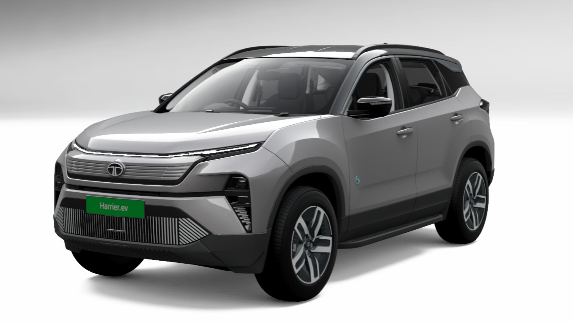 Harrier EV in Pure Grey with Dual Tone